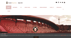 Desktop Screenshot of caudaldeportivo.es
